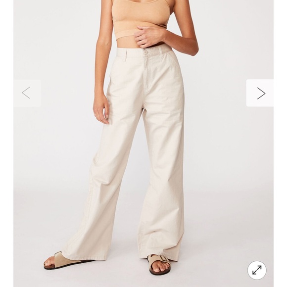 Cotton On Parker Long Straight Pant In White - Picture 3 of 7